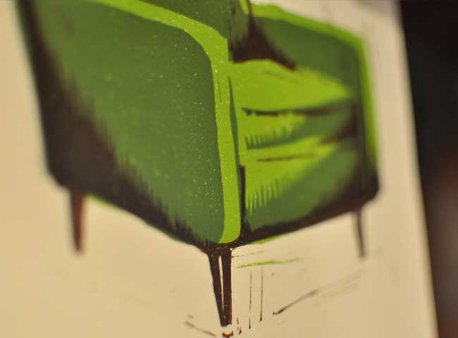 Green Chair detail